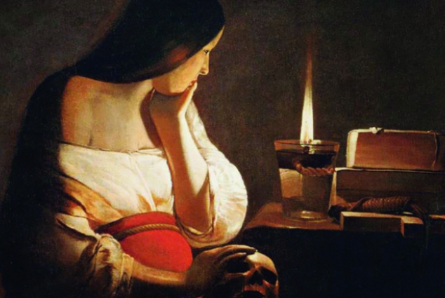 634x425 Naming The 333 Women In The Bible Filcatholic - Woman Reading Bible Painting