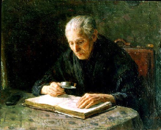 535x430 Piet Van Boxel About Reading Woman Reading - Woman Reading Bible Painting