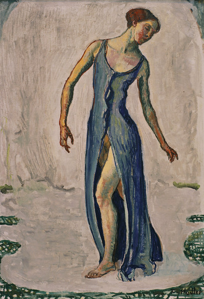 409x600 Woman Shouting Whislt Turning - Woman Shouting Painting