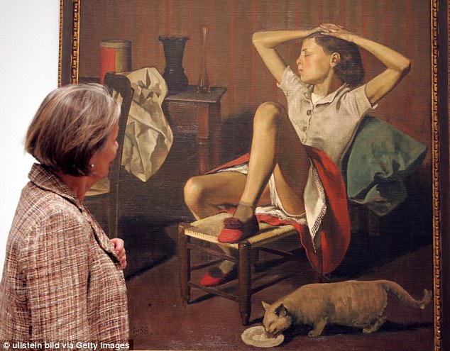 634x495 The Met Refuses To Take Down 1983 Balthus Painting Daily Mail Online - Woman Sitting Painting