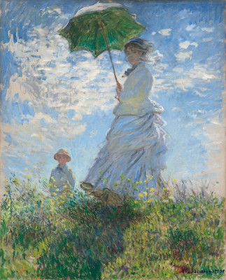 323x400 Woman With A Parasol - Woman With Parasol Painting