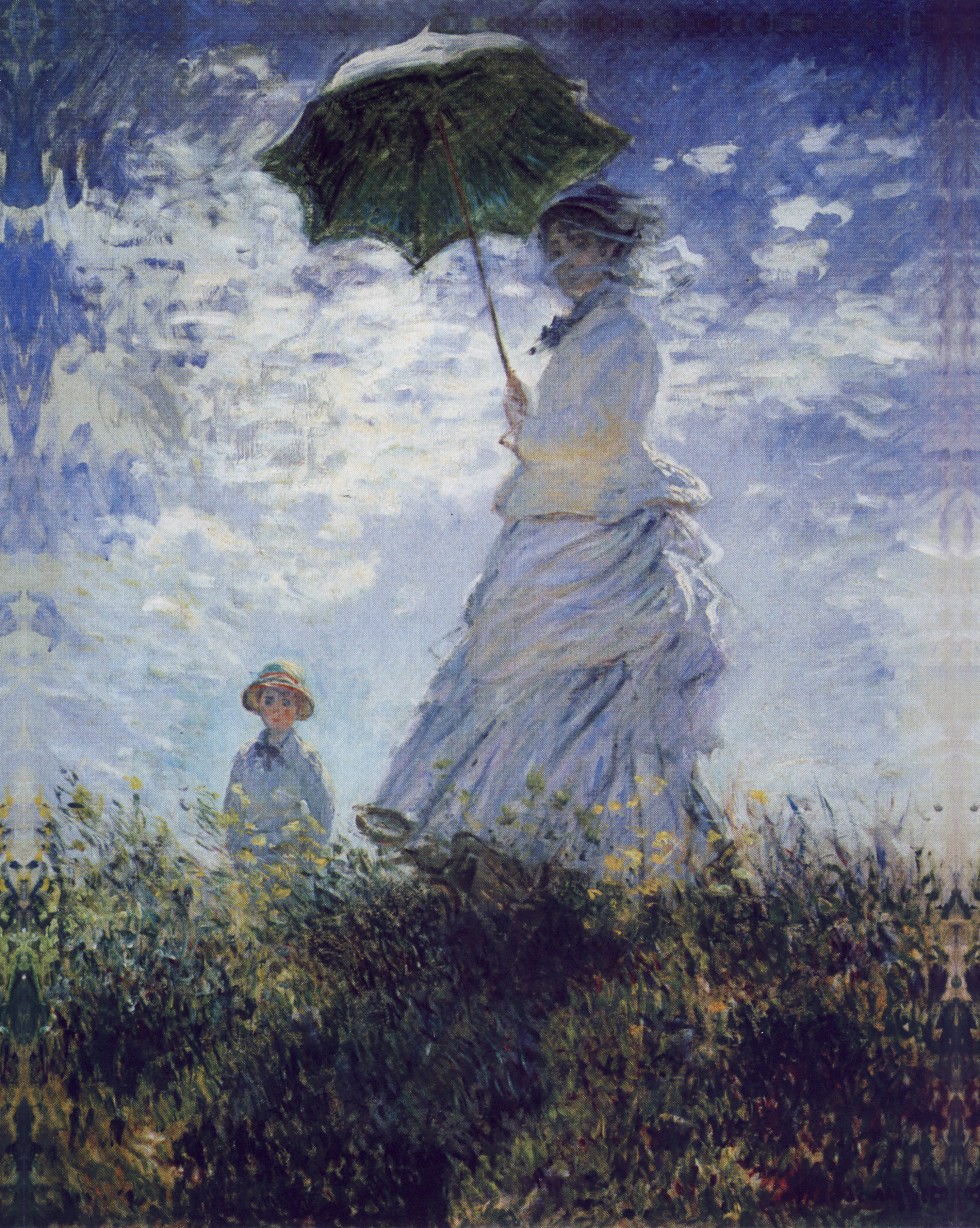 4960x6216 Filewomen With Umbrella (1875) By Claude Monet.jpg - Woman With Umbrella Painting