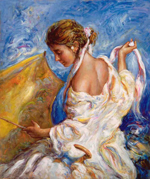 503x600 Oil Paintings Frames - Woman With Umbrella Painting Monet