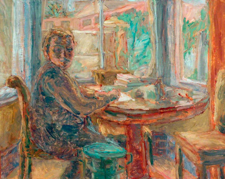 944x753 Woman Writing - Woman Writing Painting