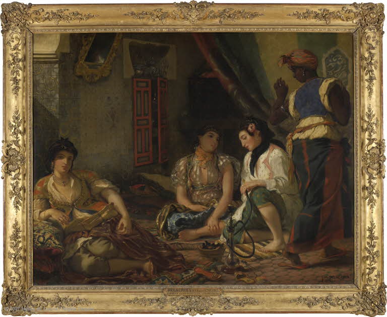 768x630 Women Of Algiers In Their Apartment Louvre Museum Paris - Women Of Algiers Painting