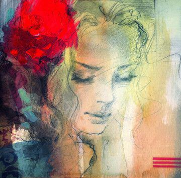 360x354 2018 Handmade Canvas Painting Beautiful Women Painting Living Room - Women Painting