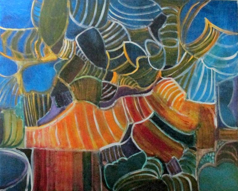 770x617 Saatchi Art Under Sea Wonder Painting By Louis Hills - Wonder Painting