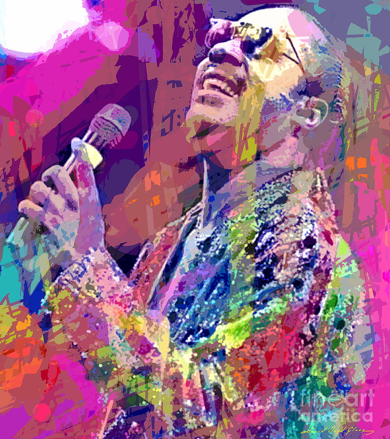 800x900 Stevie Wonder Painting By David Lloyd Glover - Wonder Painting