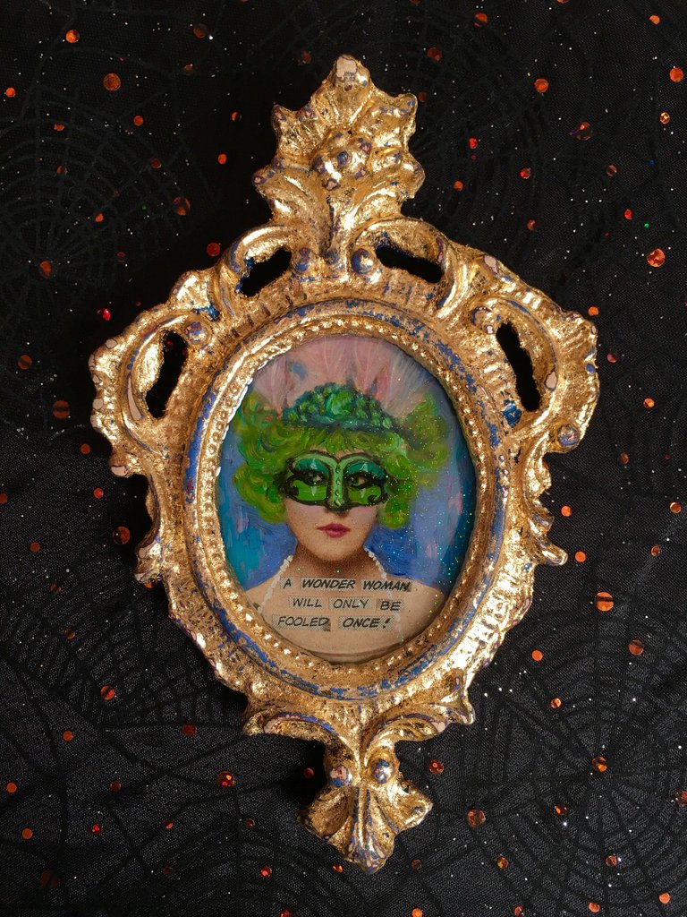 768x1024 Wonder Woman Original Oil Painting Laurene The Artist - Wonder Painting