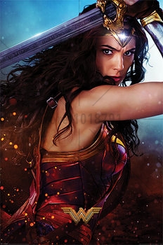 232x350 5d Diy Diamond Painting Diamond Mosaic Wonder Woman Of Rhinestones - Wonder Painting