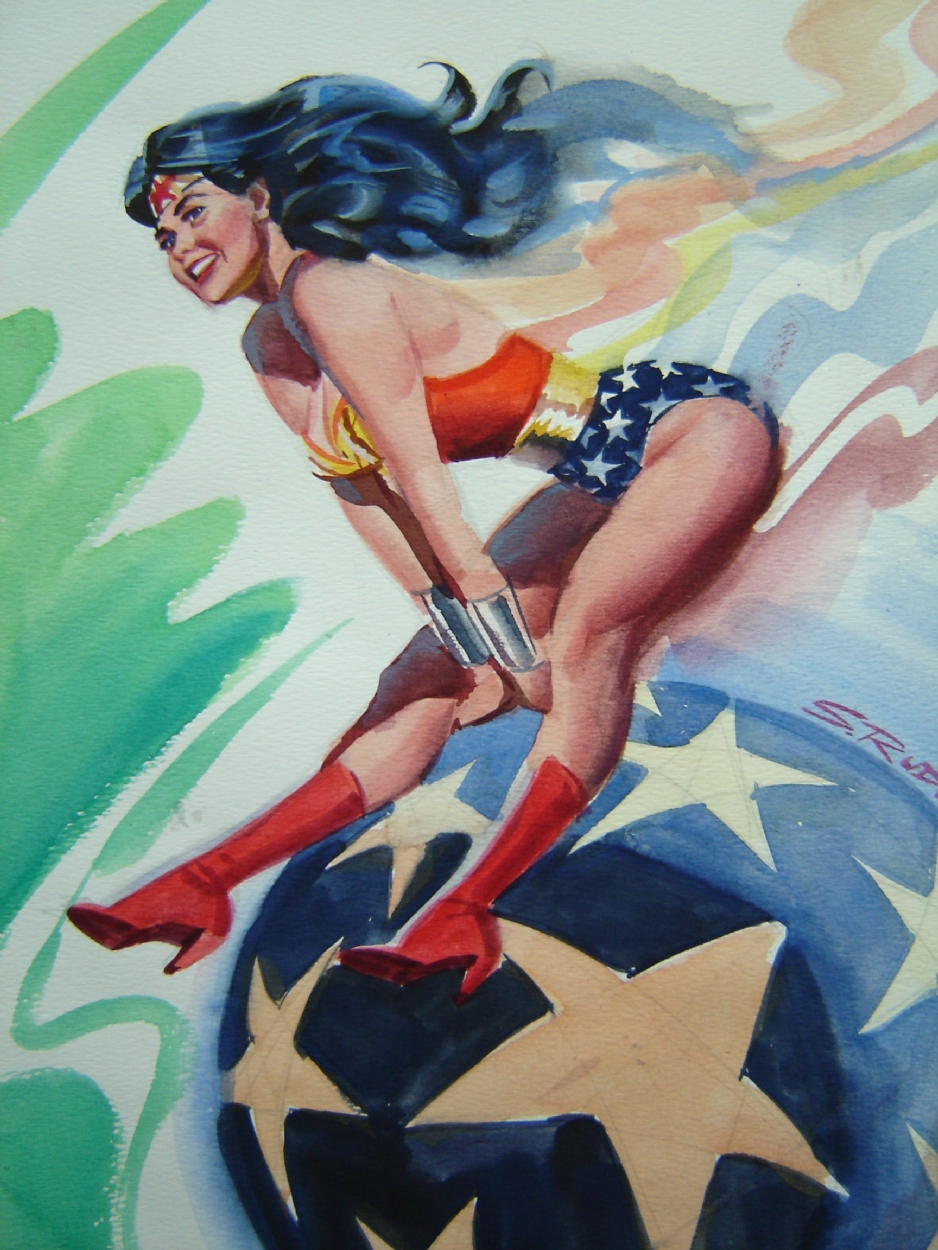938x1250 Wonder Woman Painted Commission By Steve Rude, In Joseph - Wonder Painting