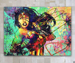 300x252 Yakai Modern Hand Painted Art Oil Painting Figure Wonder Woman (No - Wonder Painting