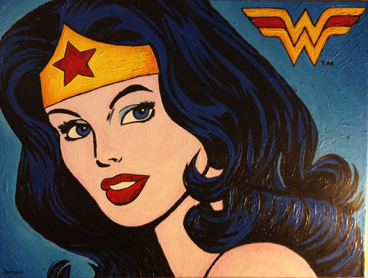 720x544 Wonder Woman To Conquer Skin City On December First Friday! - Wonder Woman Painting