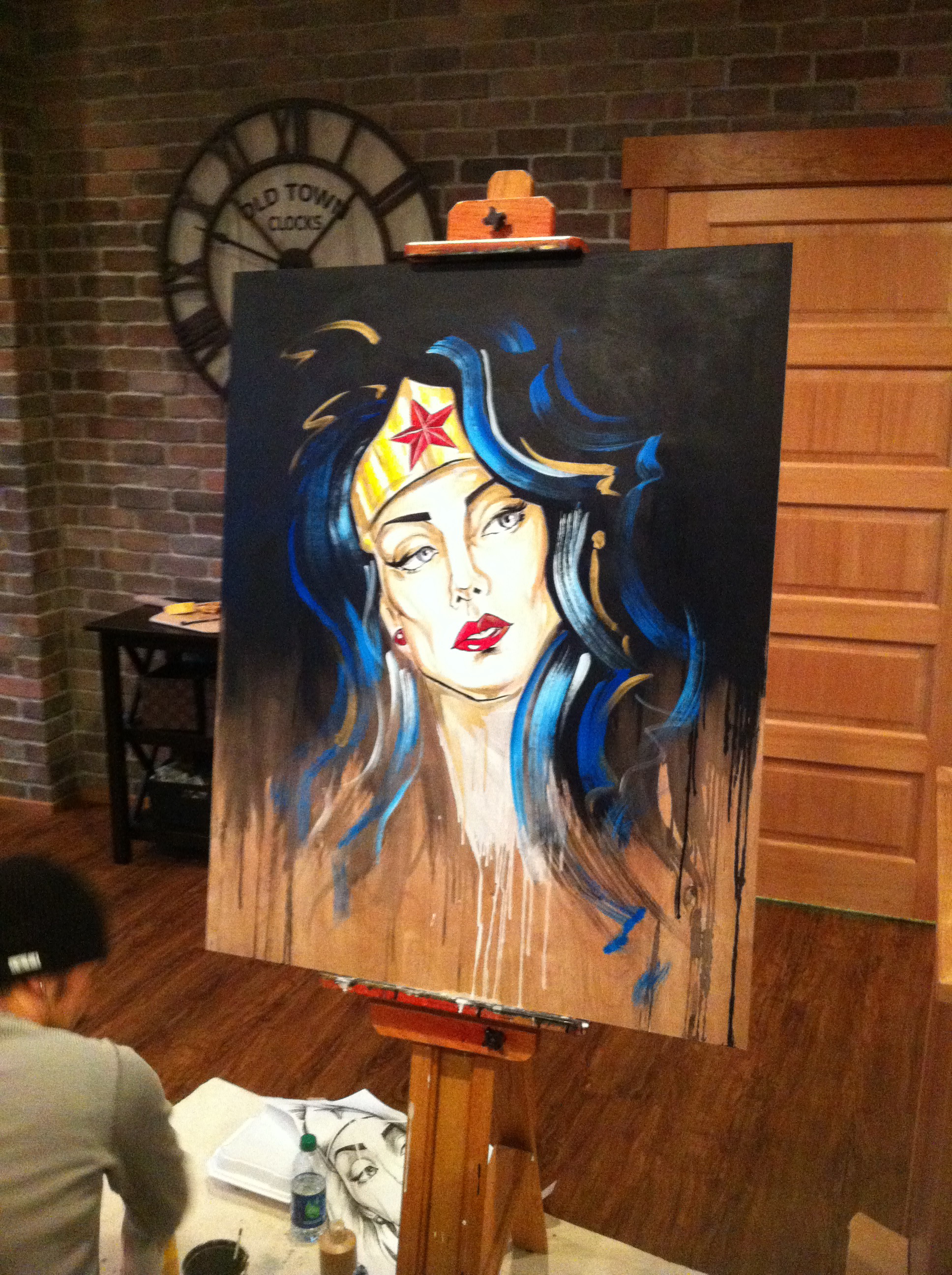 1936x2592 Painting Wonder Woman - Wonder Woman Painting