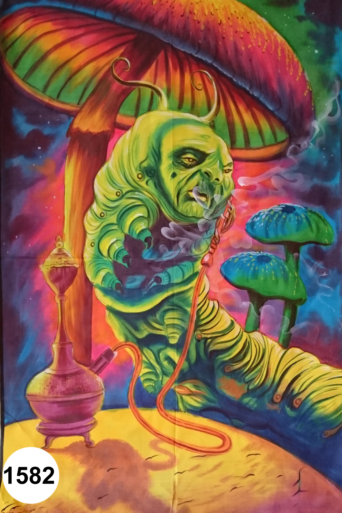 1200x1800 Alice In Wonderland, Fluorescent Painting Glow In Dark, Uv Glow - Wonderland Painting