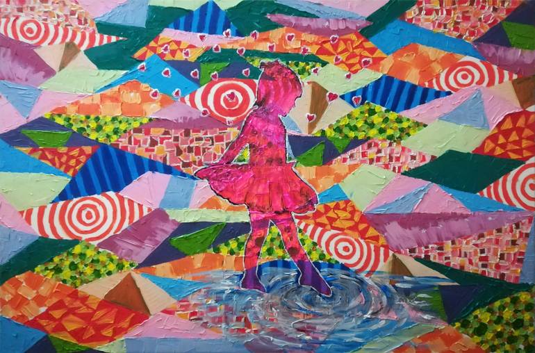 770x508 Saatchi Art Alice In Wonderland Painting By Maria Rom - Wonderland Painting