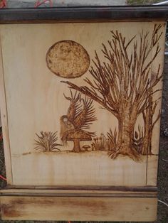 236x314 The 7 Best Wood Burning And Acrylic Painting Furniture Images - Wood Burning And Painting