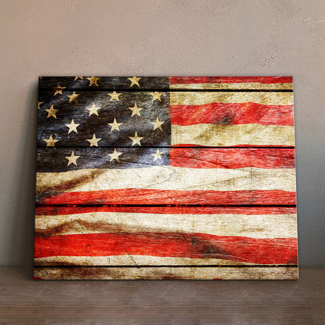 640x640 American Russian Brazil Flag World Map Fake Wood Canvas Art - Wood Canvas Painting