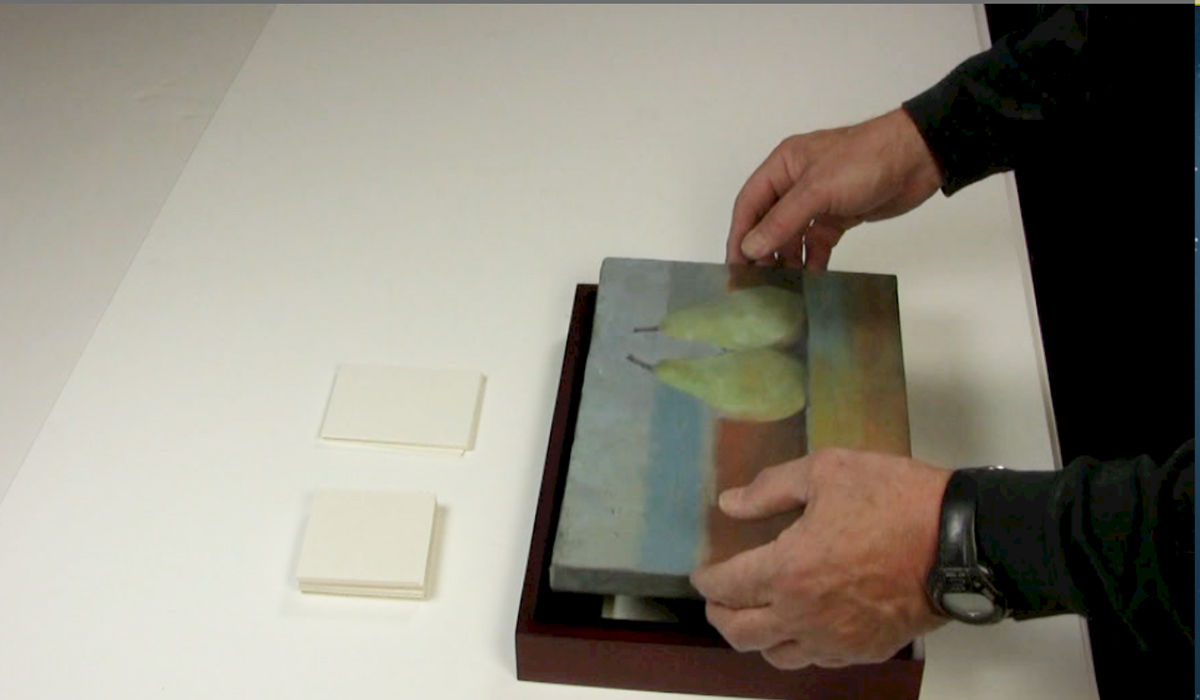 1200x700 Attaching Paintings To Wood Floater Frames Metropolitan Picture - Wood Canvas Painting