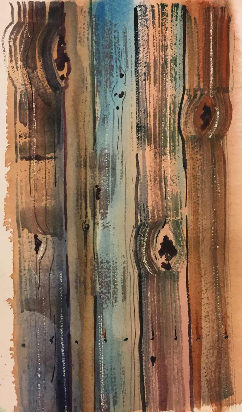 800x1357 Creating Wood Texture In Watercolor Painting - Wood Painting