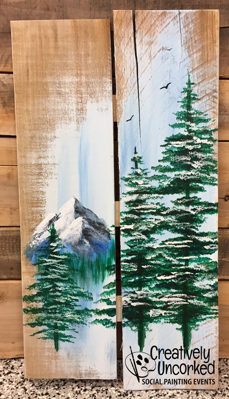 460x800 Mountain Pine Board 1112018 Wf - Wood Painting
