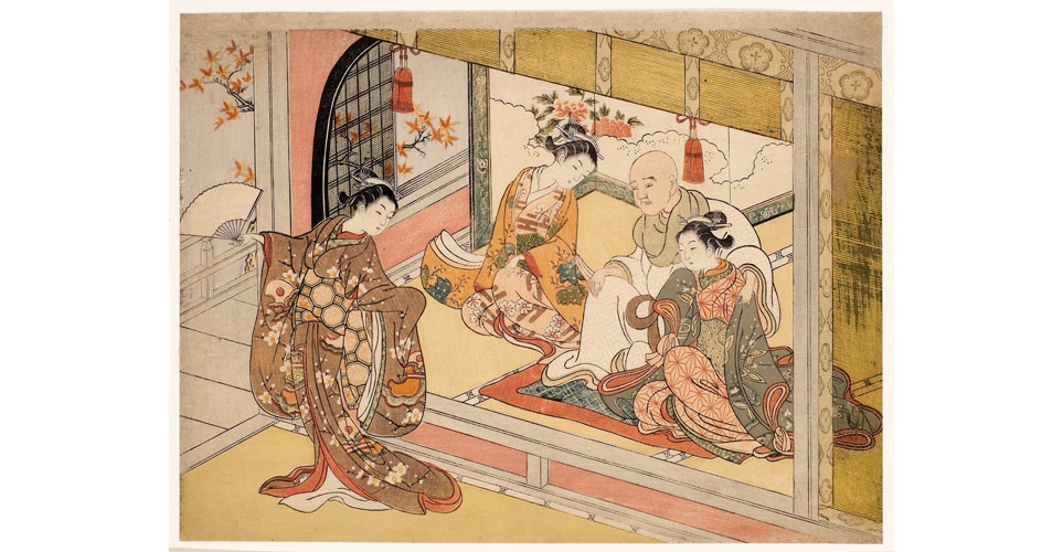 963x500 Honolulu Museum Of Art From Black And White Through Brocade - Woodblock Painting