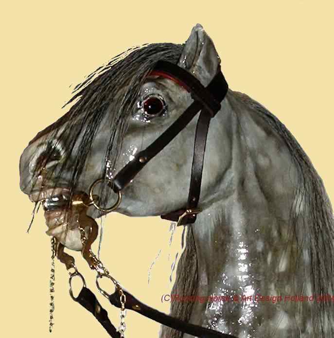 687x695 Rocking Horsesrocking Horse Amp Art Design Holland - Wooden Horse Painting