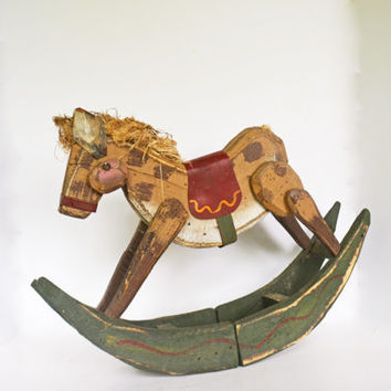 354x354 Shop Folk Art Horse On Wanelo - Wooden Horse Painting