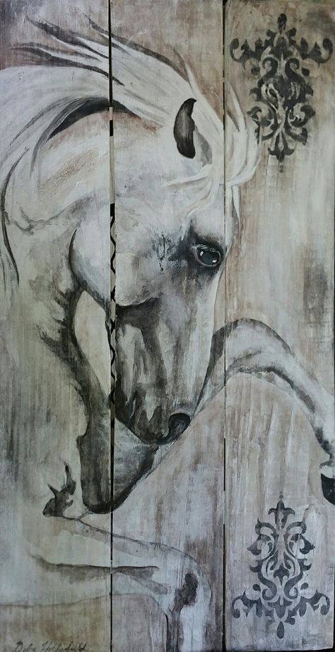 474x922 Correo - Wooden Horse Painting