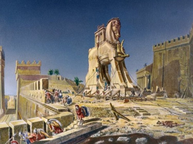 750x562 Did The Ancient Trojan Horse Really Exist Ancient Pages - Wooden Horse Painting