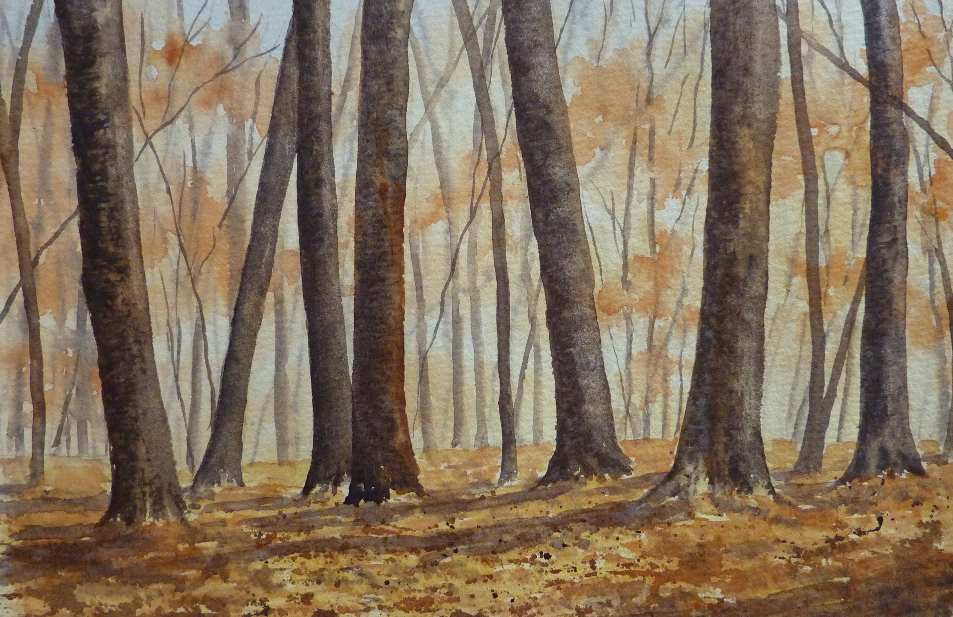 Woodland Painting At PaintingValley Com Explore Collection Of   Woodland Painting 1 