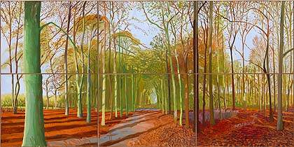 420x210 David Hockney A Bigger Picture - Woodland Painting