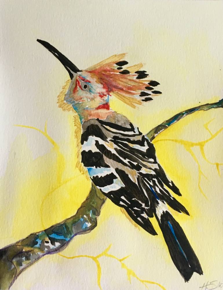 770x1001 Saatchi Art Woodpecker Painting By Heather Slate Quinlan - Woodpecker Painting