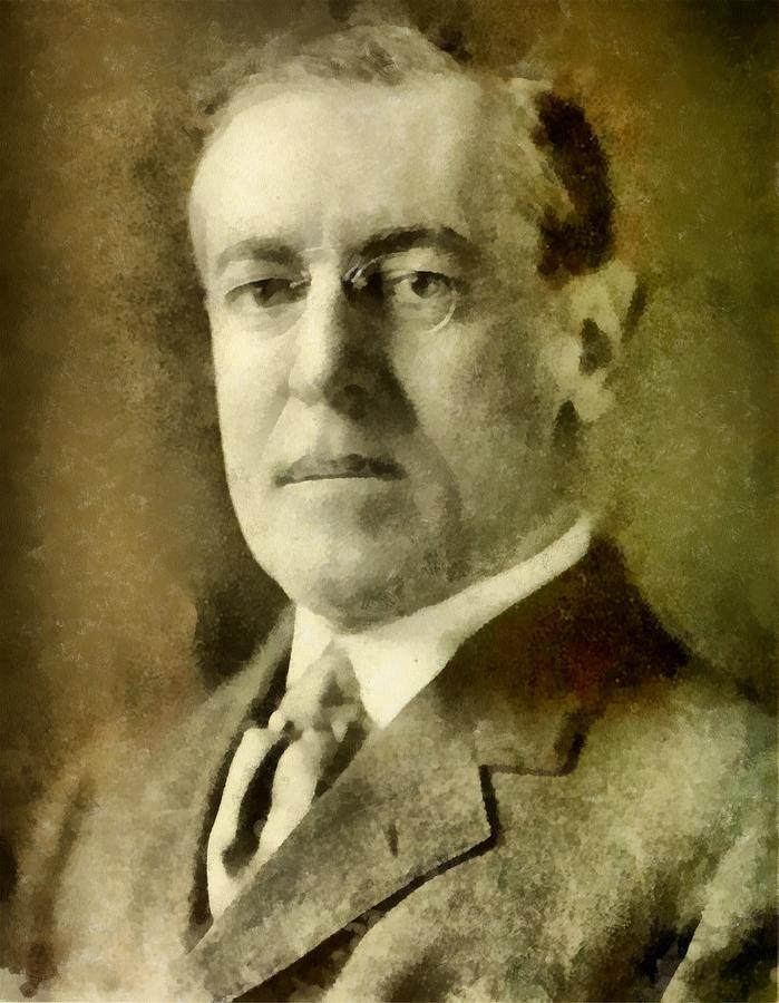 699x900 President Of The United States Of America Woodrow Wilson Painting - Woodrow Wilson Painting