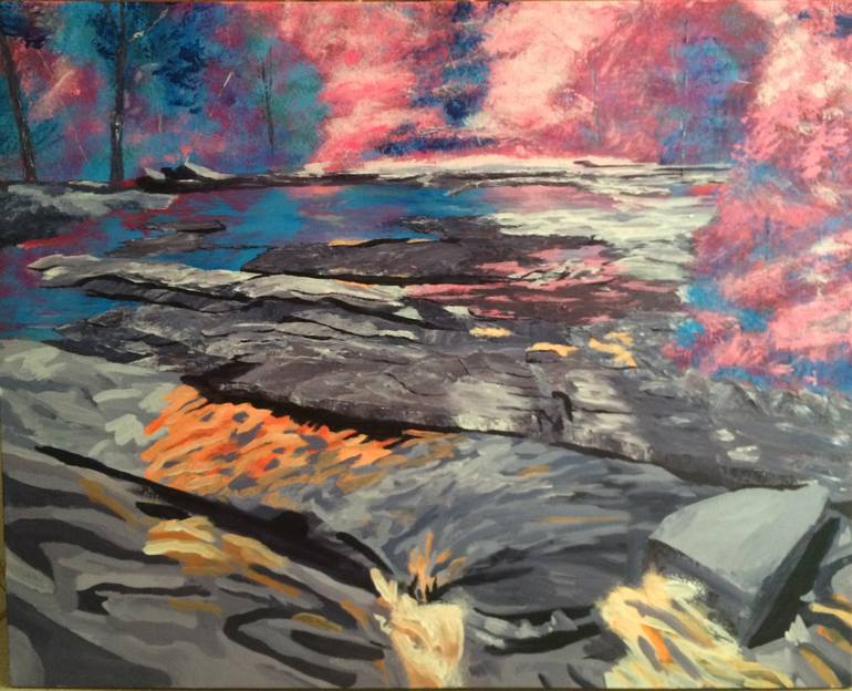 770x624 Saatchi Art Woodstock Painting By Amanda Rex - Woodstock Painting