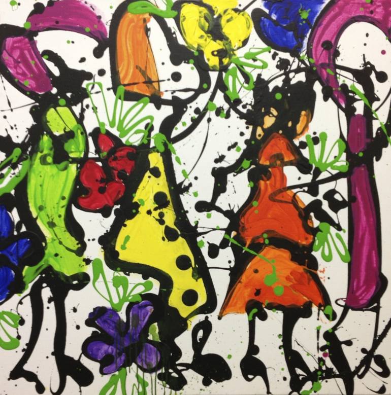 770x779 Saatchi Art Woodstock Painting By Gabriele Kulstrunk - Woodstock Painting