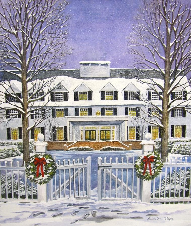 760x900 Woodstock Inn Painting By Lucille R Major - Woodstock Painting
