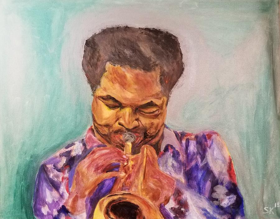 900x704 Woody Shaw Painting By Sean King - Woody Painting