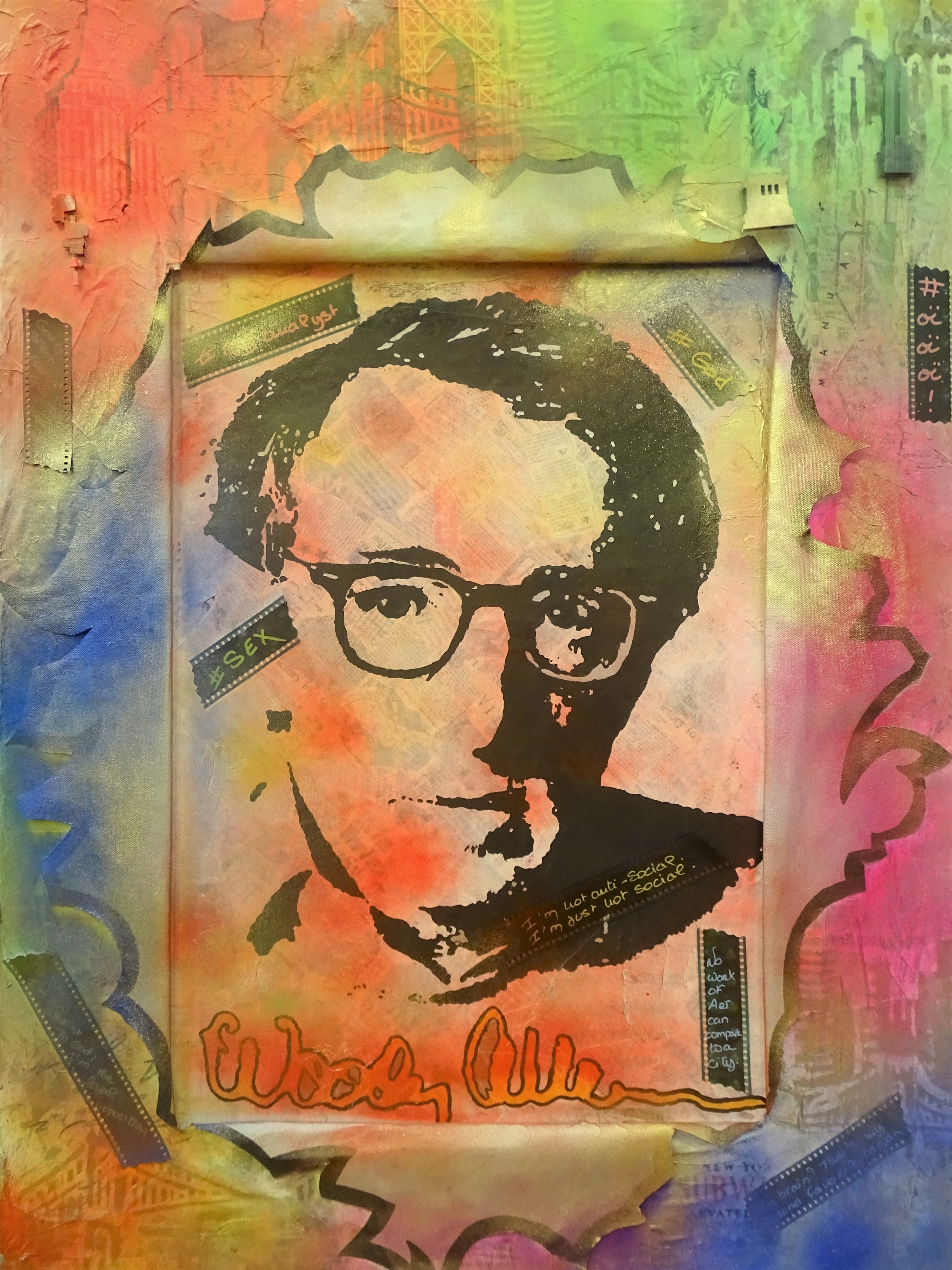 3888x5184 Woody By Nathalie Faintuch, 2017 Painting Artsper (307837) - Woody Painting