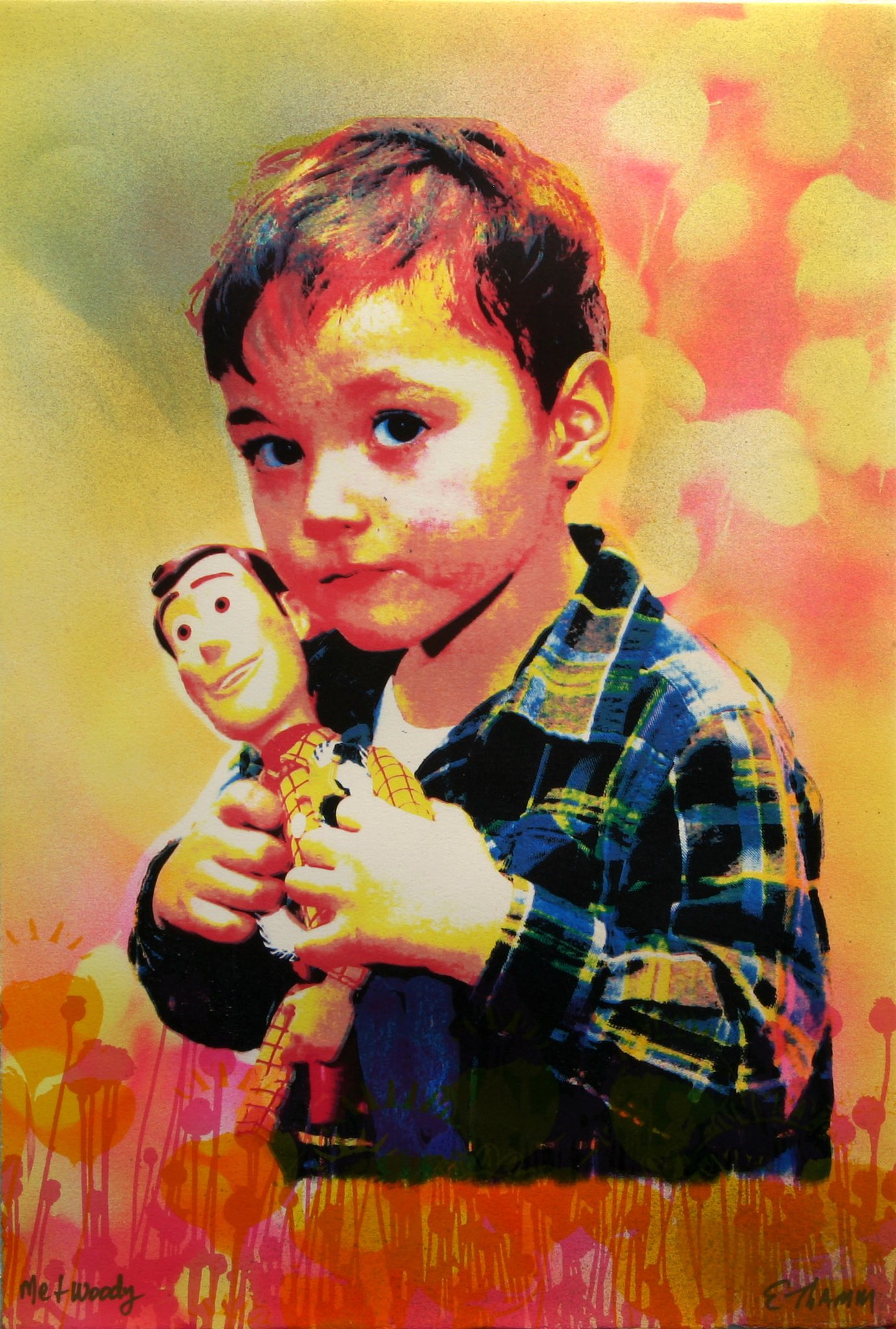 1381x2048 Through The Matrix Sargent Thamm - Woody Painting