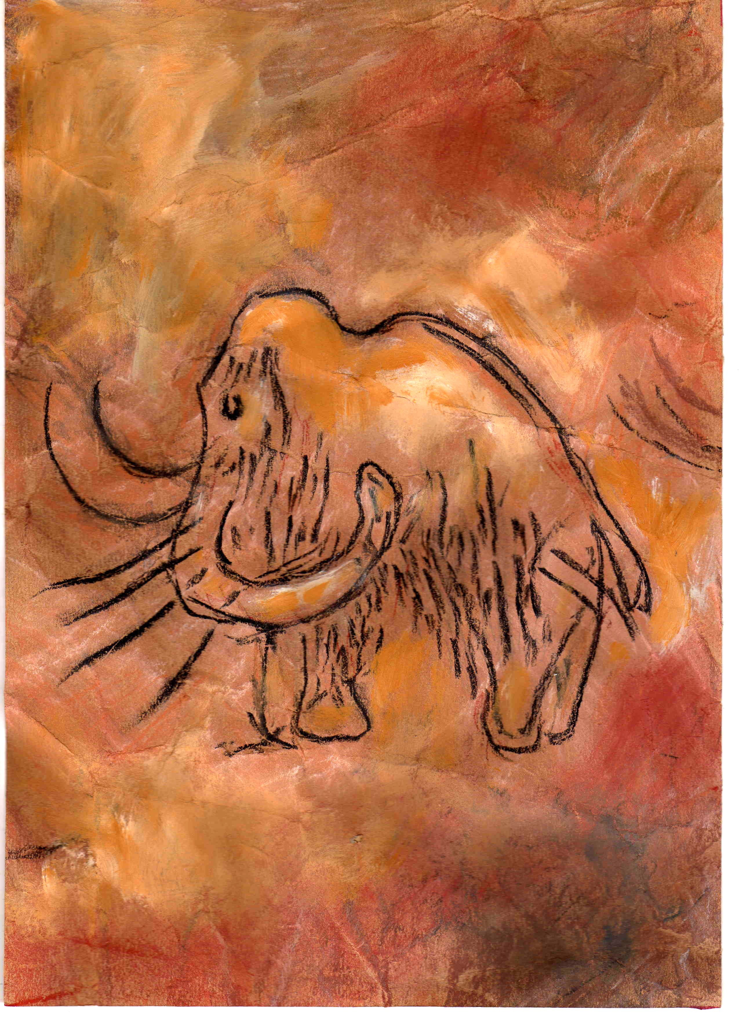 Wooly Mammoth Cave Painting at Explore collection