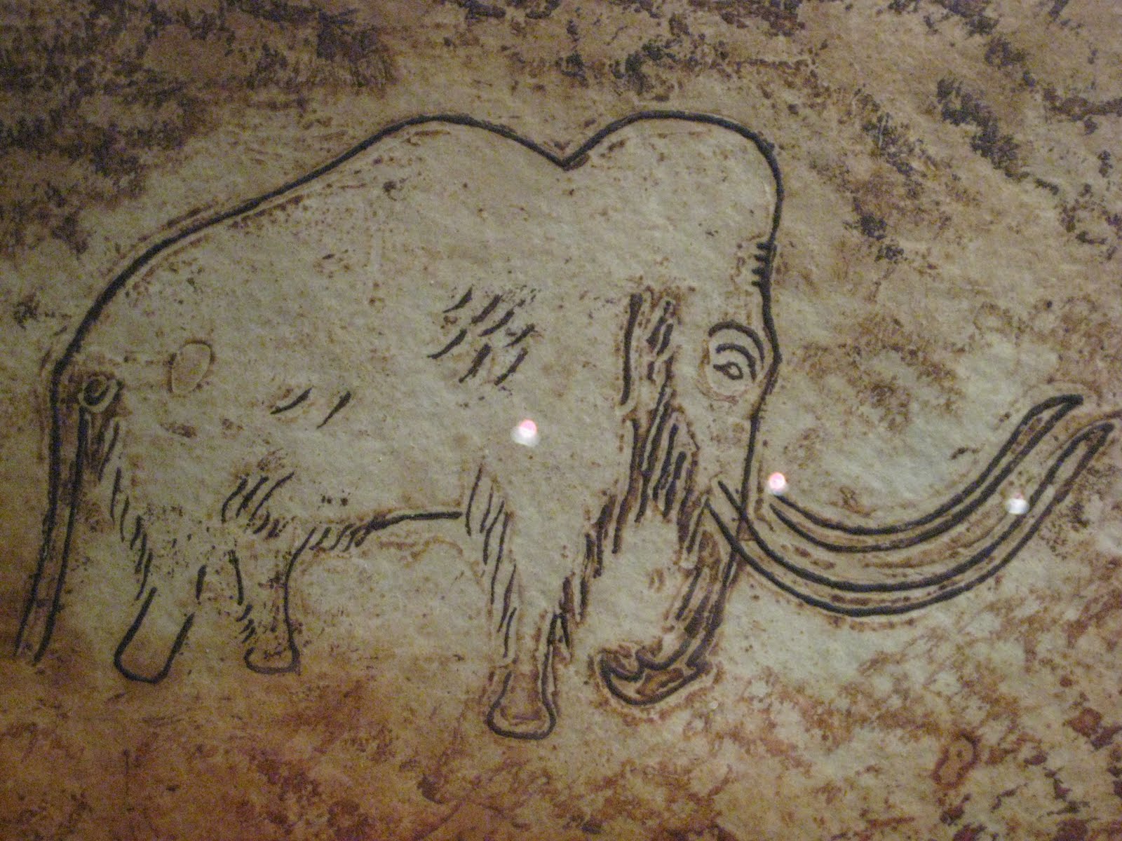 1600x1200 The Cave Of Rouffignac Les Eyzies De Tayac - Wooly Mammoth Cave Painting