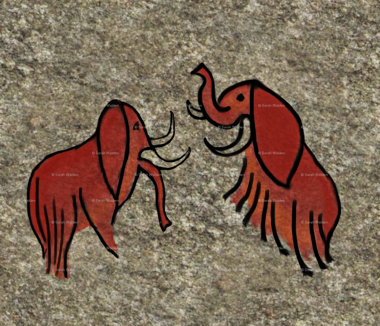 Wooly Mammoth Cave Painting at PaintingValley.com | Explore collection