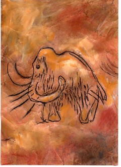 240x331 Blog - Wooly Mammoth Cave Painting