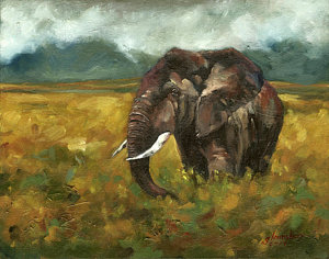 300x236 Woolly Mammoth Paintings Fine Art America - Wooly Mammoth Painting