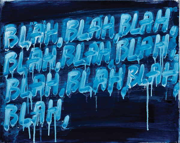 600x477 Painter Brings New Meaning To The Word - Word Art In Painting