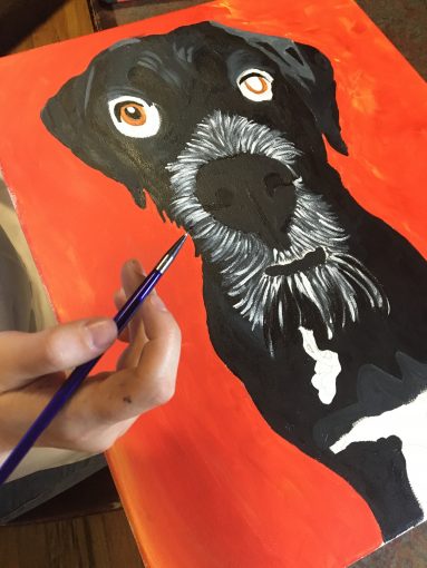 383x510 Still About The Of Mouth! Raye Of Light Studio - Word Of Mouth Painting