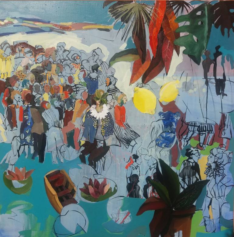 770x779 Saatchi Art The Other Word Painting By Golnaz Afraz - Word Painting