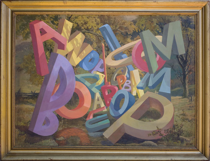 700x537 Wayne White Word Paintings - Word Painting
