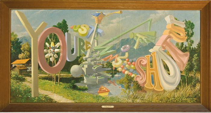 700x374 Word Paintings By Wayne White - Word Painting